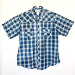 Wrangler Western Wear S/S Pearl Snap Shirt XL